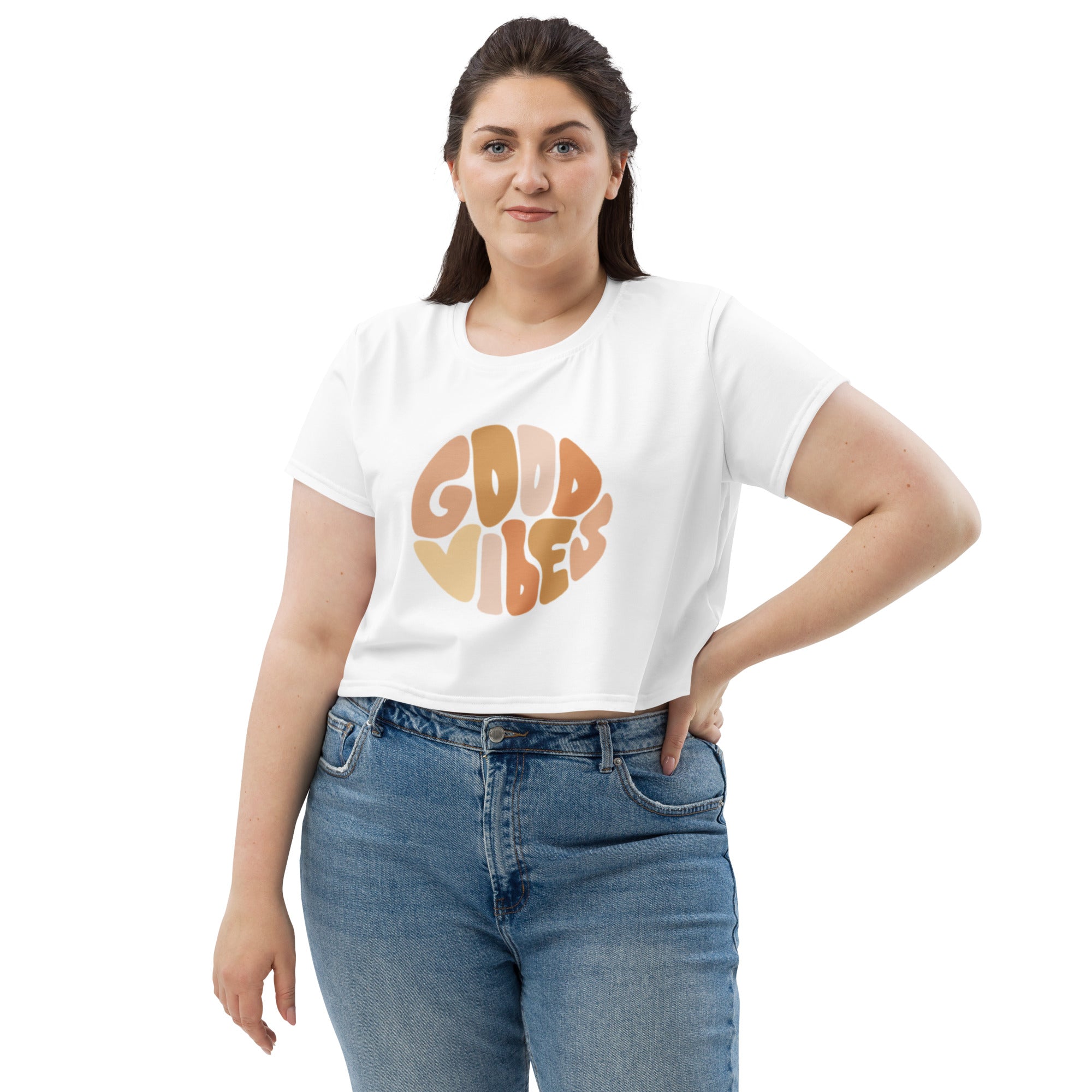 SHE REBEL - Good Vibes Crop Top